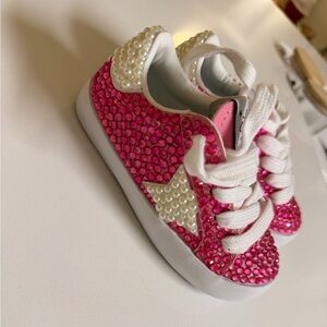Lola the Boys DIAMONDS AND PEARLS SPARKLE SNEAKERS